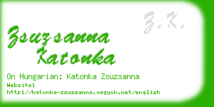 zsuzsanna katonka business card